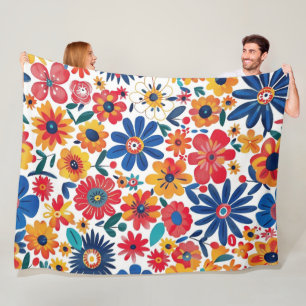 Natuur Blooming Touch 60x80 fleece deken