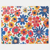 Natuur Blooming Touch 60x80 fleece deken (Voorkant (Horizontaal))