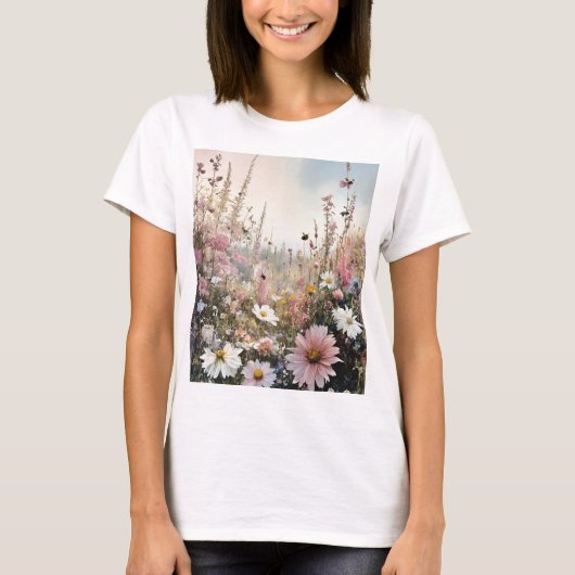 "Natuur Blossom: Bloemen T-shirt te koop" (Voorkant)