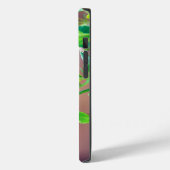 Natuur Blue Hummingbird Pink Flowers Name Case-Mate iPhone Case (Achterkant / Links)