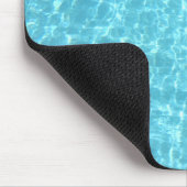 Natuur Blue Water Pool Aqua Elegant Sjabloon Muismat (Hoek)
