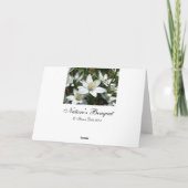 Natuur Boeket | Gefeliciteerd! Kaart (Achterkant)