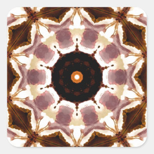 NATUUR BOMEN VIERKANTE STICKER