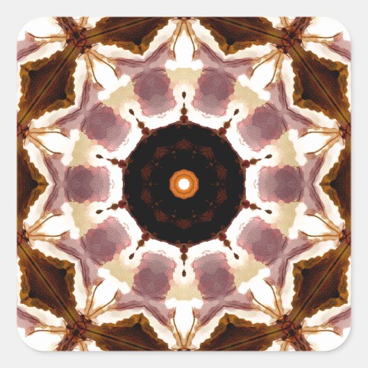 NATUUR BOMEN VIERKANTE STICKER (Voorkant)