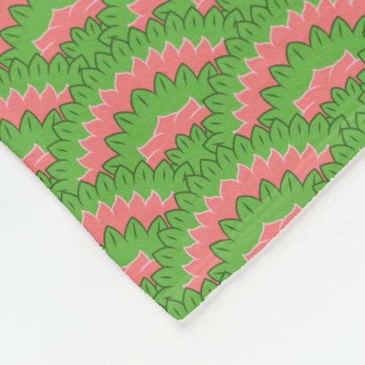 Natuur Boogjes Fleece Deken (Hoek)