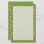 Natuur boogjes kantoorbenodigdheden briefpapier (Voorkant / Achterkant)