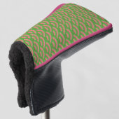Natuur Boogjes Putter Hoesje Golfheadcover (3/4 voorkant)