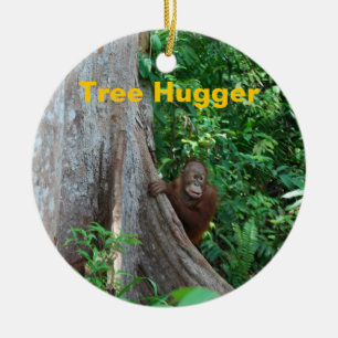 Natuur Boom Hugger Keramisch Ornament