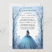 Natuur boomheks betoverd bos Quinceanera Kaart (Voorkant)