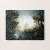 Natuur Bos Bomen Afstand Fotografie Water Legpuzzel (Horizontaal)