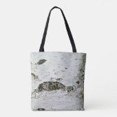 Natuur bos natuurlijke vogelboomstam tote bag (Achterkant)
