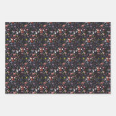 Natuur bos Wilde Dieren Zwarte bossen Inpakpapier Vel (Voorkant 2)