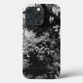 Natuur bosbladeren bladerpatronen zwart wit Case-Mate iPhone case (Achterkant)