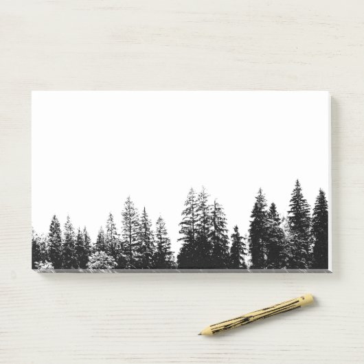 Natuur bosbomen Wilderness Post-it® Notes (Op bureau)