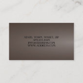 Natuur bosboombossen foresterbos Verkoop Visitekaartje (Achterkant)