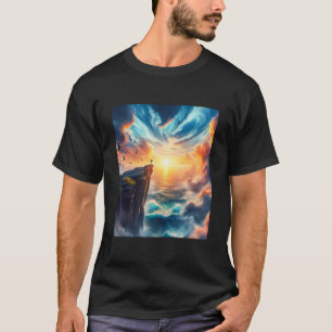 Natuur boslandschap t-shirt
