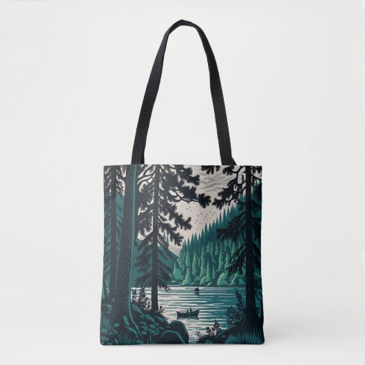 Natuur Bossen Bodenmeer Tote Bag (Voorkant)