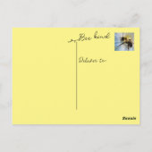 Natuur Botanische Bee Alle Gelegenheid Briefkaart (Achterkant)