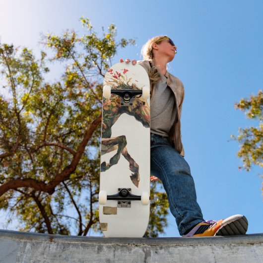 Natuur Botanische Bloemen Paardspringen Persoonlijk Skateboard (Buiten 1)