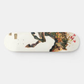 Natuur Botanische Bloemen Paardspringen Persoonlijk Skateboard (Horizontaal)