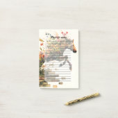 Natuur Botanische Bloemen Paardspringen Post-it® Notes (Op bureau)