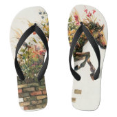 Natuur Botanische Bloemen Paardspringen Teenslippers (Voetbed)