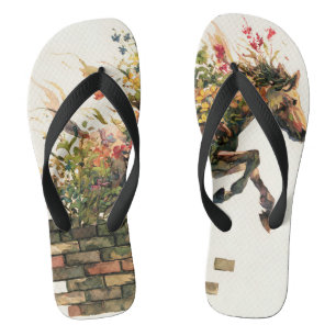 Natuur Botanische Bloemen Paardspringen Teenslippers