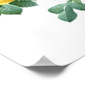 Natuur, botanische druk, poster van de bloem van R (Hoek)