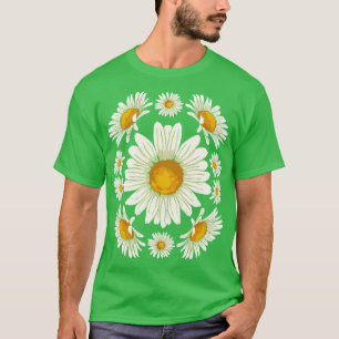 Natuur Botanische tuinbouwer Floral Daisy Flower T-shirt