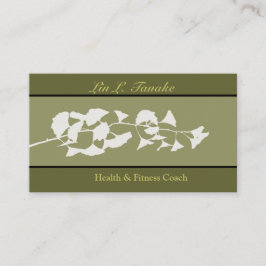 Natuur Branch Asian Flare Ginkgo Visitekaartje