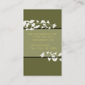 Natuur Branch Asian Flare Ginkgo Visitekaartje (Achterkant)