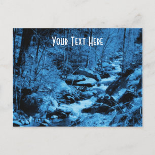 Natuur  Briefkaart land Brook