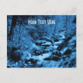 Natuur  Briefkaart land Brook (Voorkant)