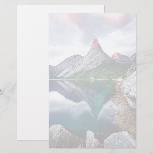 Natuur Briefpapier (Voorkant / Achterkant)