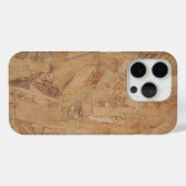 Natuur bruin hout, gekarfd textiel Case-Mate iPhone case (Achterkant (horizontaal))
