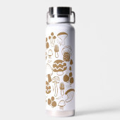 Natuur Bruin-waterflesje Waterfles (Achterkant)