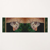 Natuur bruine boomvlieg gepersonaliseerde yogamat (Voorkant (horizontaal))