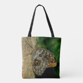 Natuur bruine boomvlieg tote bag (Achterkant)