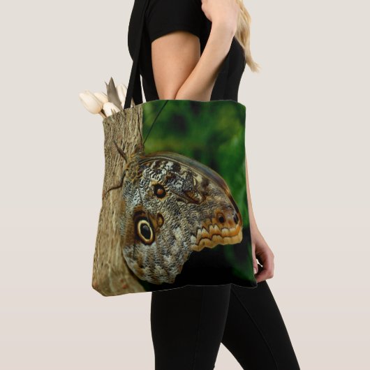 Natuur bruine boomvlieg tote bag (Dichtbij)
