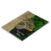 Natuur bruine vlinder notitieboek (Linkerzijde)