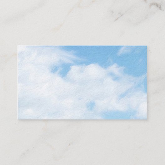 natuur buiten bergpijnbomen blauwe lucht visitekaartje (Achterkant)