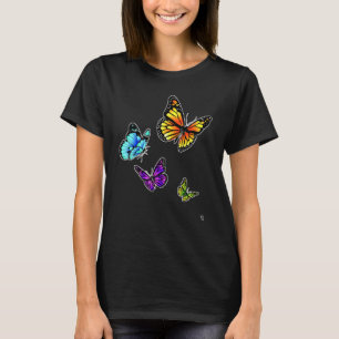 Natuur Butterflies Monarch Insect Wildlife Lover B T-shirt