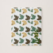 Natuur Butterfly en Floral Greenery Legpuzzel (Verticaal)