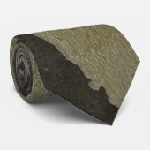Natuur Camouflage - Stropdas van Sycamore Bark (Opgerold)