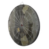 Natuur Camouflage Sycamore Bark Dart Board Dartbord (Voorkant Rechts)