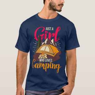 Natuur Camper Outdoor Camp een meisje dat van C ho T-shirt