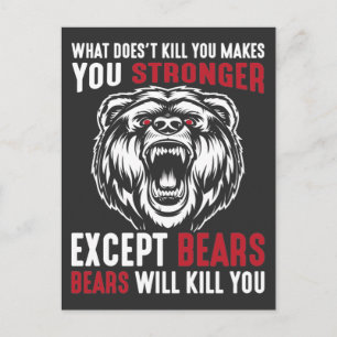 Natuur Camping Outdoorvakantie Camper Forest Beer Briefkaart