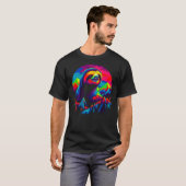 Natuur Camping Sloth T-shirt (Voorkant volledig)