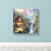 Natuur- Canvas (glans) Afdruk (Insitu (Houten vloer))