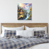 Natuur- Canvas (glans) Afdruk (Insitu (Slaapkamer))